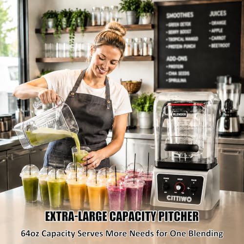 Professional smoothie blender with quiet shield — photo 4