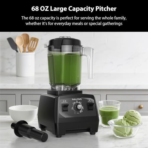 Black professional high speed brushless motor blender — photo 4