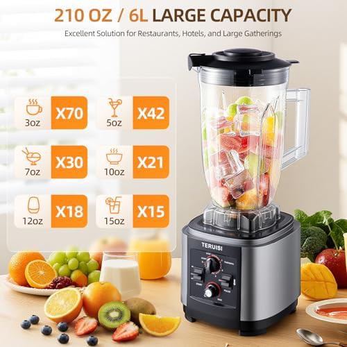 Heavy duty commercial blender with timer function — photo 4