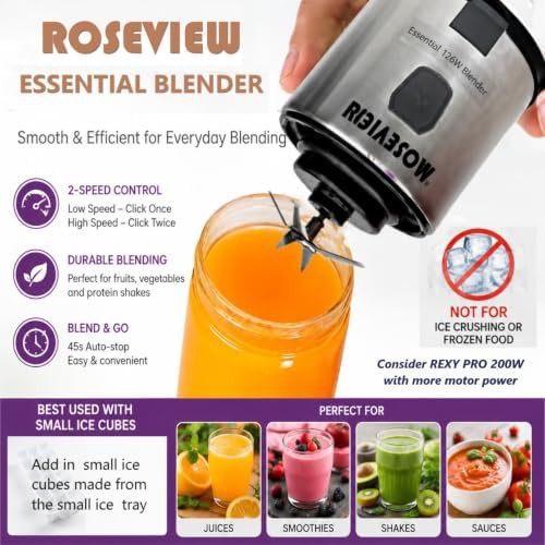 Portable cordless glass mini blender — photo 4