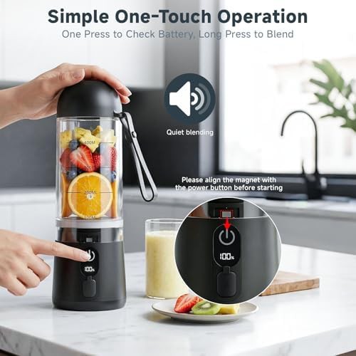 Portable rechargeable blender with digital display — photo 5