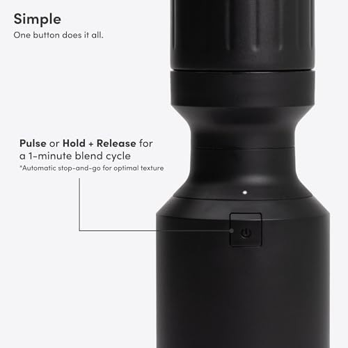Carbon Black Mini Stainless Steel Blender — photo 5