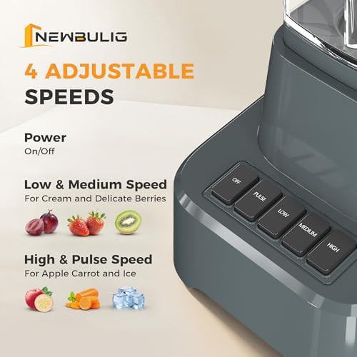 Professional Glass Pitcher Blender with Four Speeds — photo 3