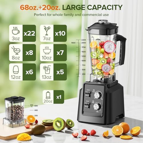 Professional smoothie blender with additional grinder jar — photo 3