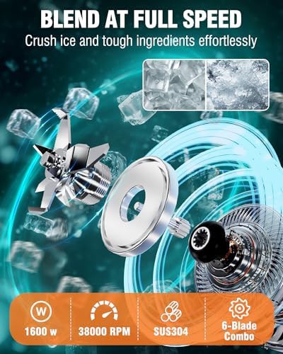 Stainless steel ice crusher with quiet shield — photo 3