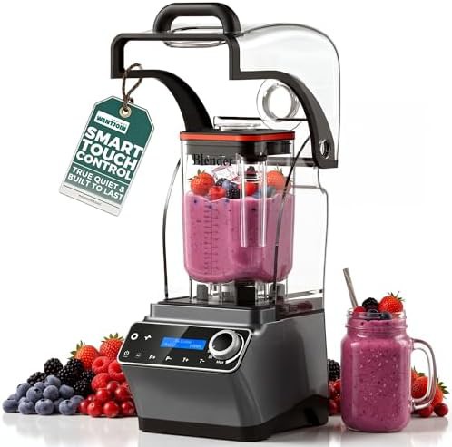 Commercial blender with LED touch panel