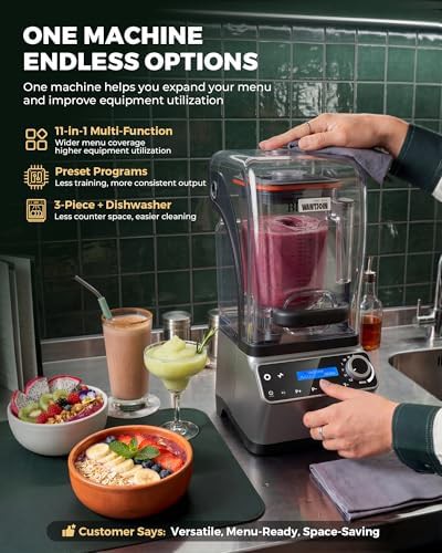 Commercial blender with LED touch panel — photo 3