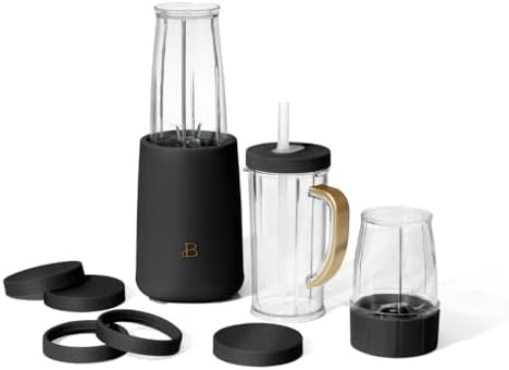 Personal Blender Twelve Piece Set in Black Sesame