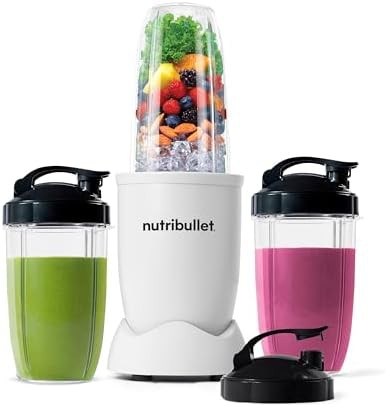 Matte white pro personal blender set