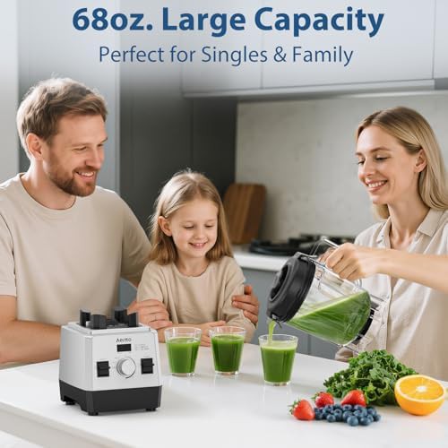 Silver high power seven speed smoothie blender — photo 3
