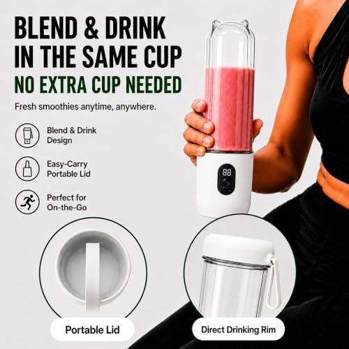 Portable smoothie blender with LED display — photo 5