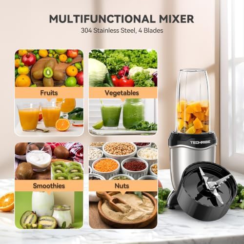 Personal smoothie blender with portable cups — photo 4