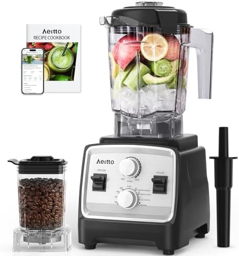 Silver extra large professional grinder blender