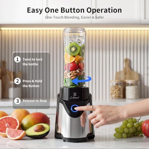 Black personal blender with to go cups — photo 3