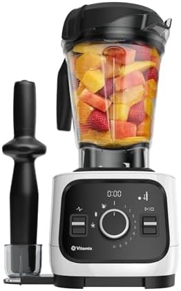 White professional blender with large container