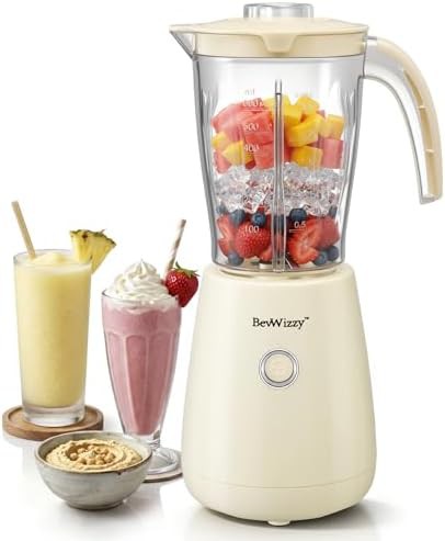 BevWizzy small kitchen blender ivory