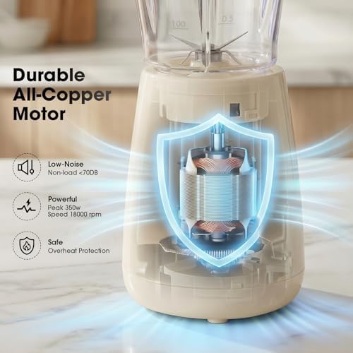 BevWizzy small kitchen blender ivory — photo 5