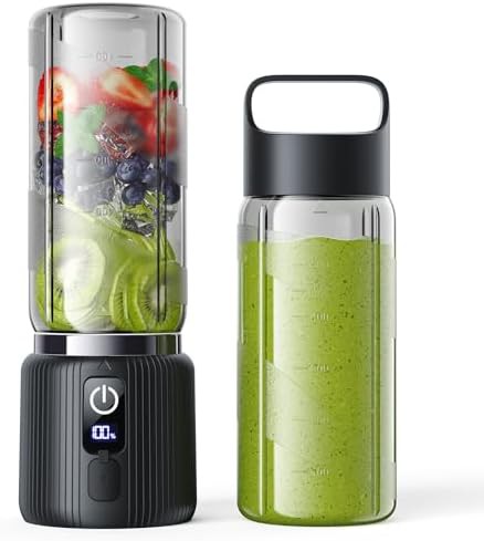 Portable smoothie maker with LED digital display