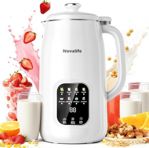 Nut milk maker with delay start