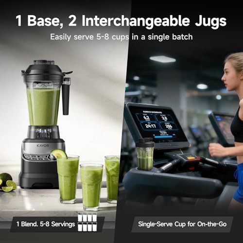 High peak power blender with travel cup — photo 5