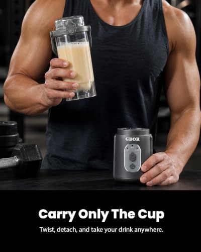 Cordless portable blender with dual cups — photo 4