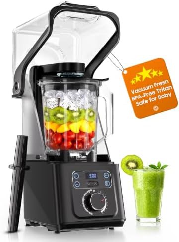 Professional vacuum blender with Tritan jar