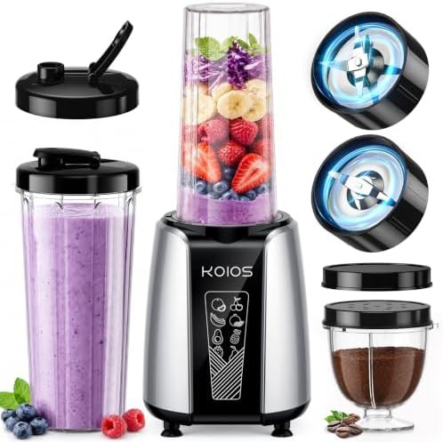 KOIOS smoothie blender in stainless steel