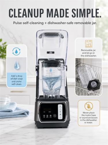 Professional blender with sound dampening enclosure — photo 5