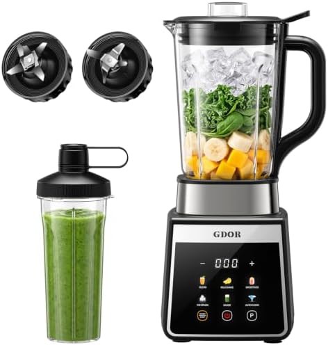 High power blender with ice crush program