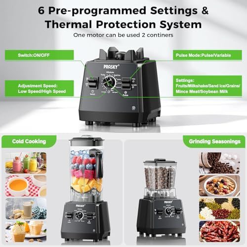 Extra large ice crushing kitchen blender — photo 4