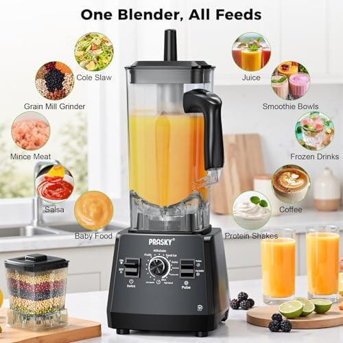 Extra large ice crushing kitchen blender — photo 5