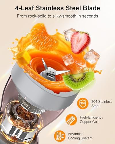 Portable ten piece smoothie blender and grinder — photo 4
