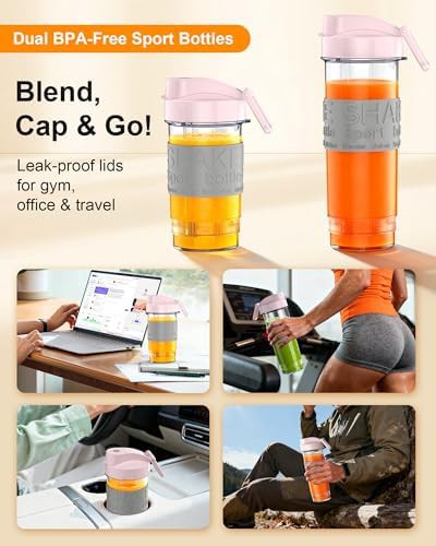Portable ten piece smoothie blender and grinder — photo 5