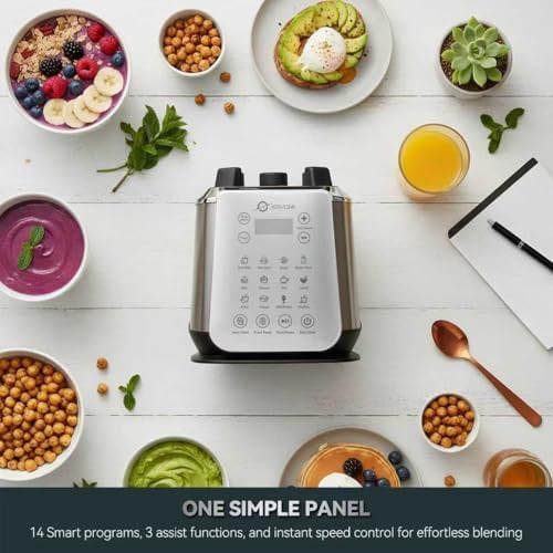 Professional glass heating nut milk blender — photo 3