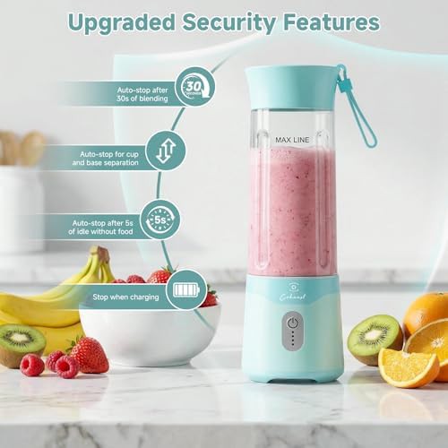 Green small portable smoothie blender — photo 4