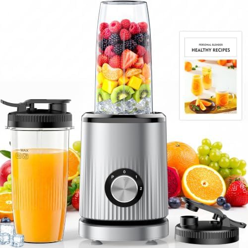 Smoothie blender with two to go cups