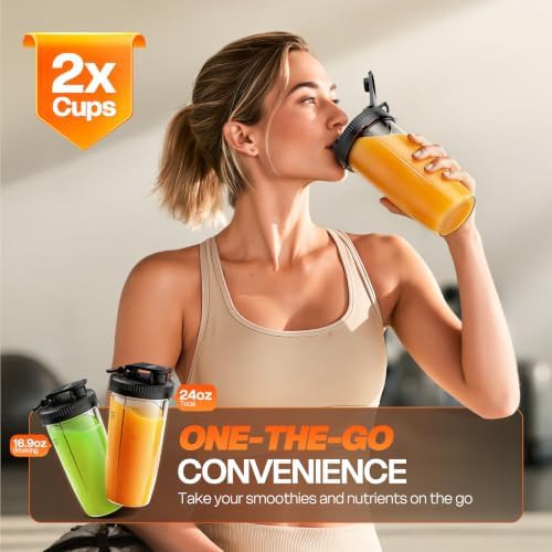 Smoothie blender with two to go cups — photo 3