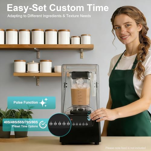 Professional soundproof blender with quiet shield — photo 4