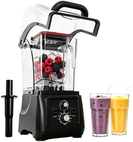 Stainless steel commercial timer blender
