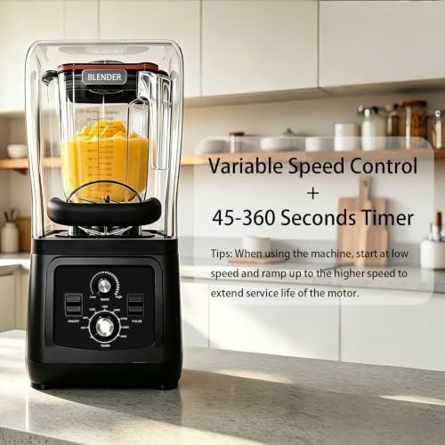 Stainless steel commercial timer blender — photo 4