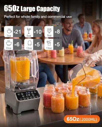 Commercial blender with integrated sound shield — photo 4
