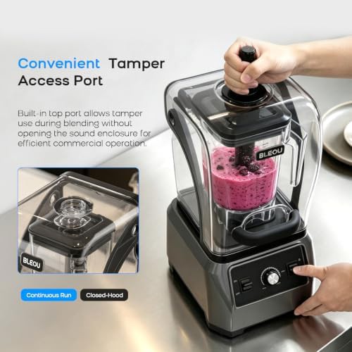 Self cleaning commercial blender 1680w — photo 5