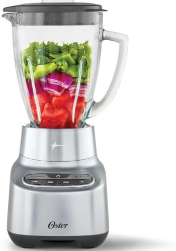 One touch six cup glass jar blender