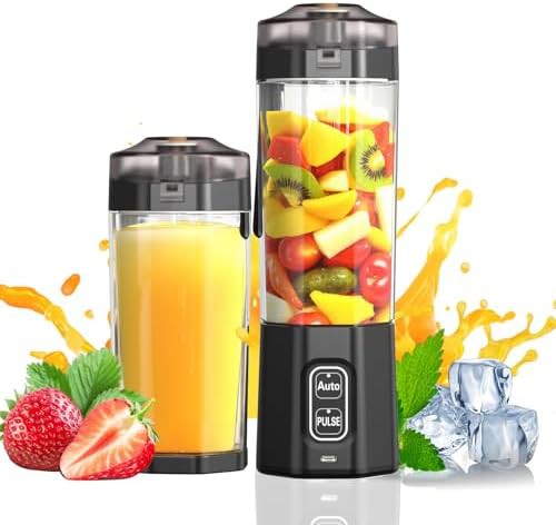 Compact smoothie and shake maker for travel