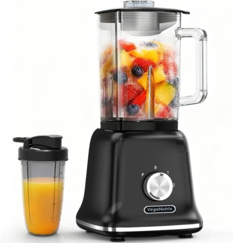 Large glass jar high speed blender