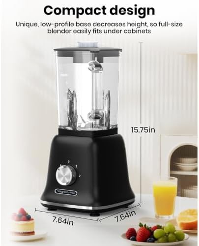 Large glass jar high speed blender — photo 5