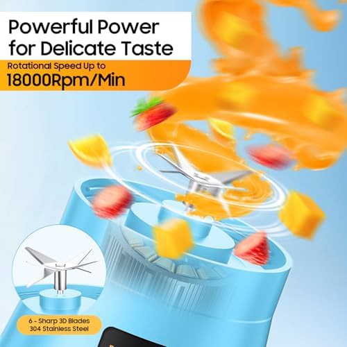 Mini portable smoothie blender cup — photo 3