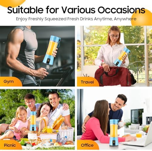 Mini portable smoothie blender cup — photo 4