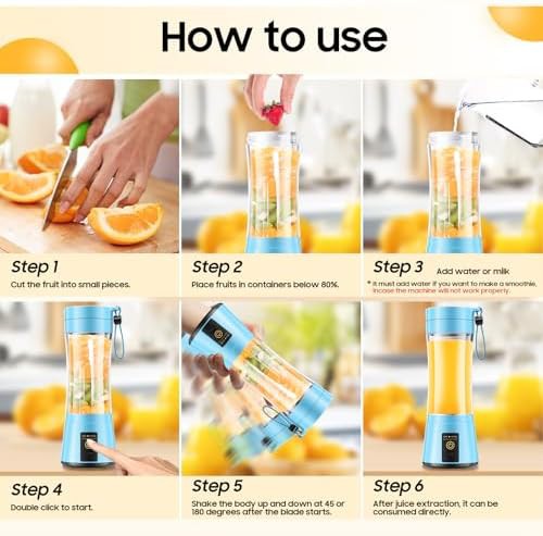 Mini portable smoothie blender cup — photo 5