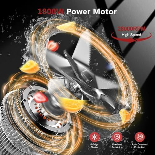 Magetang 1800W high speed kitchen blender — photo 3